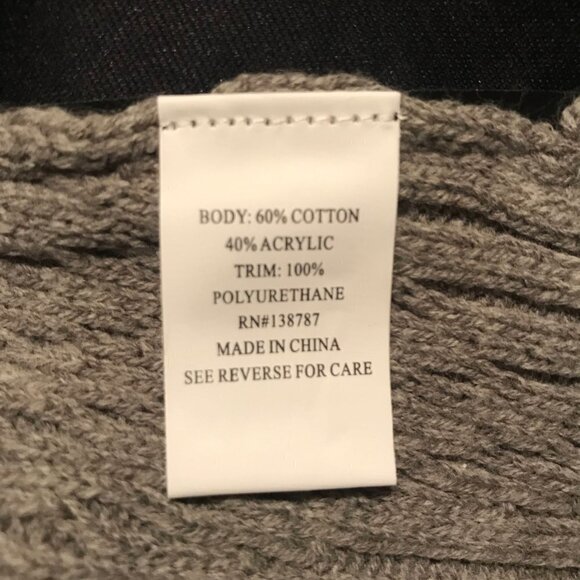 Love8 Faux Leather Front Sweater size Small NWOT - Picture 9 of 9